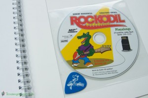 Rockodil - Kinder E-Gitarren Lehrbuch - CD und Plektrum